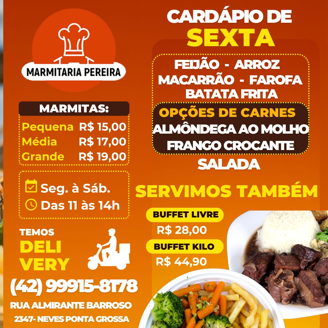 cardápio do dia
